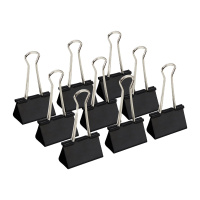 晨光(M&G) ABS92732 Eplus系列黑色50mm长尾夹 12只/筒 单筒装 单筒价格 黑色