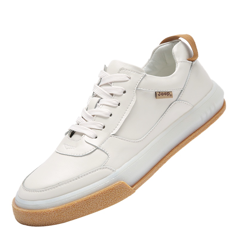Jeep吉普男鞋舒适透气潮流百搭运动休闲板鞋男