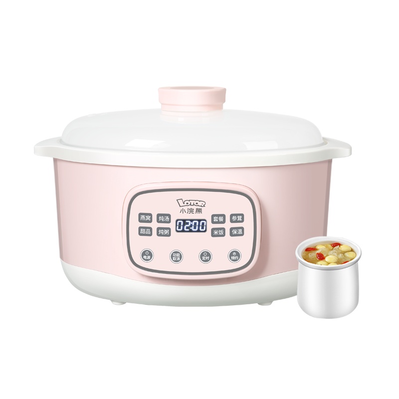 小浣熊D3-F多功能电炖盅家用全自动煲粥煲汤神器燕窝炖盅