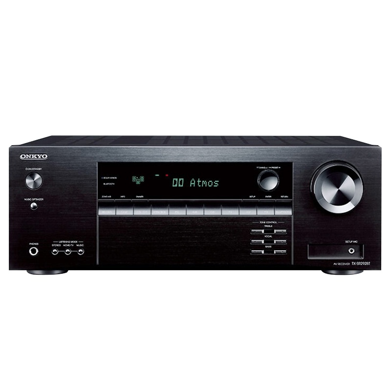 安桥(ONKYO)TX-SR292BT 音响 音箱 家庭影院 5.2声道功放机 蓝牙 杜比 DTS 4K音响进口家用功放