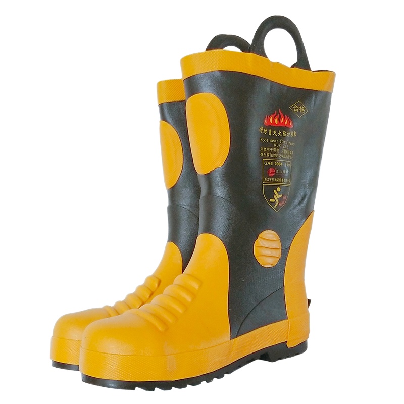 宇安消防(YUAN FIRE) RJX-26 消防靴救援靴阻燃隔热胶靴(备注尺码) 黄+黑(单位:双)