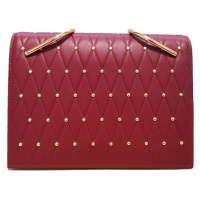 Celie Kalira满天星女包斜挎包头层牛皮背包时尚百搭单肩包翻盖手提包 9369