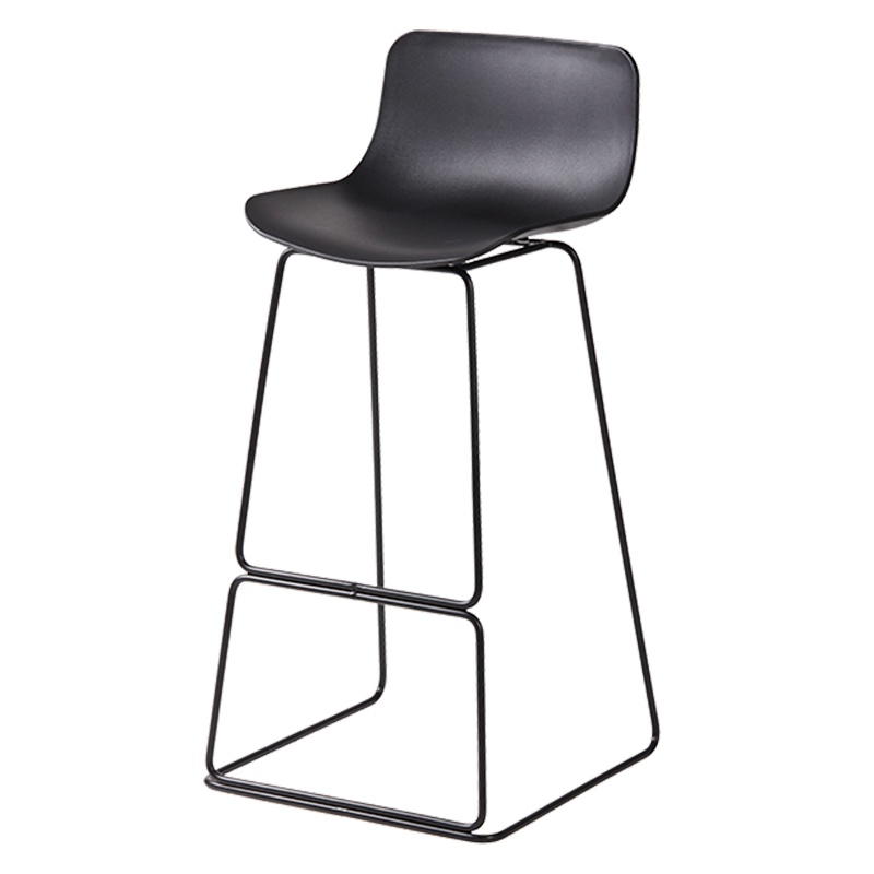 苏宁极物 北欧简约现代铁艺吧台椅