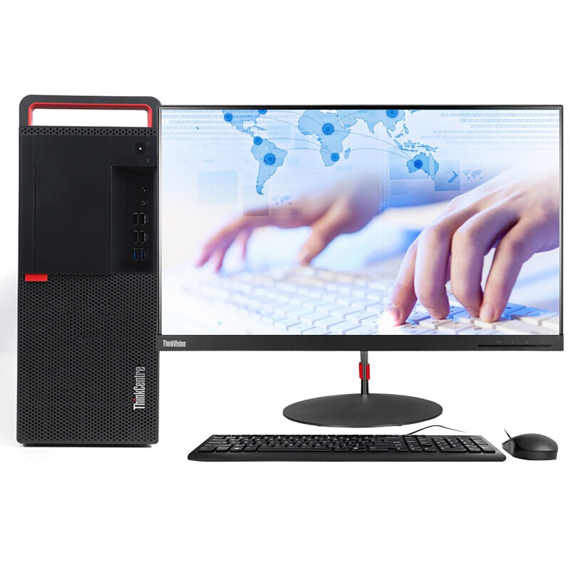 联想 台式电脑ThinkCentre M720t-N000/4G/1T/I5-8500/Win10/ 集显/24
