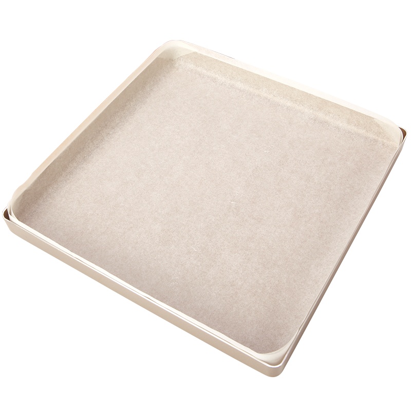 学厨 33cm*33cm硅油纸 一次性蛋糕卷饼干面包专用垫纸 切角处理 20张 烘焙工具 WK9254