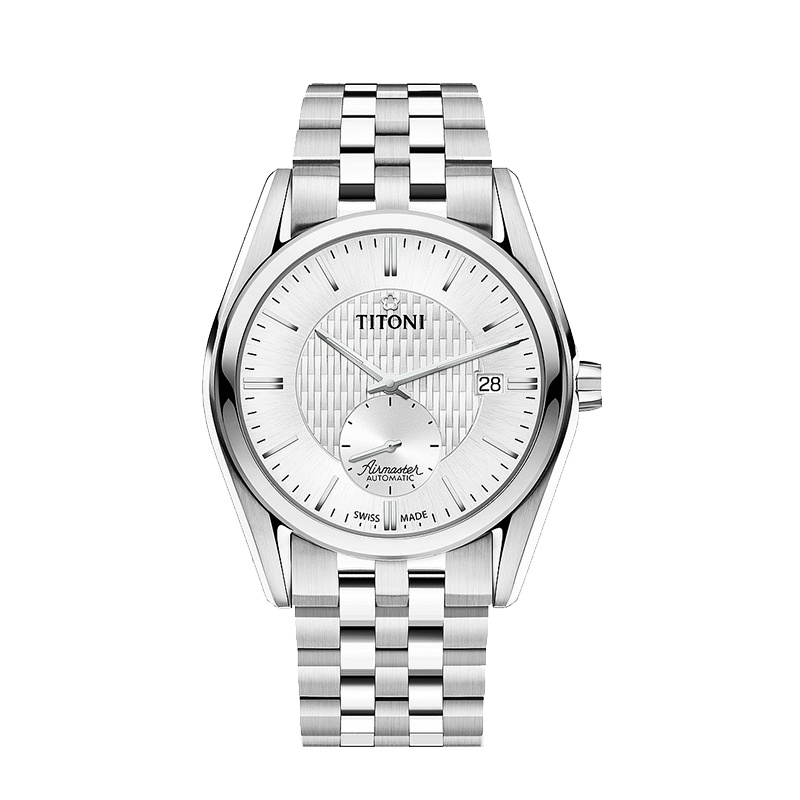 TITONI梅花空霸系列男士机械表83709S-500