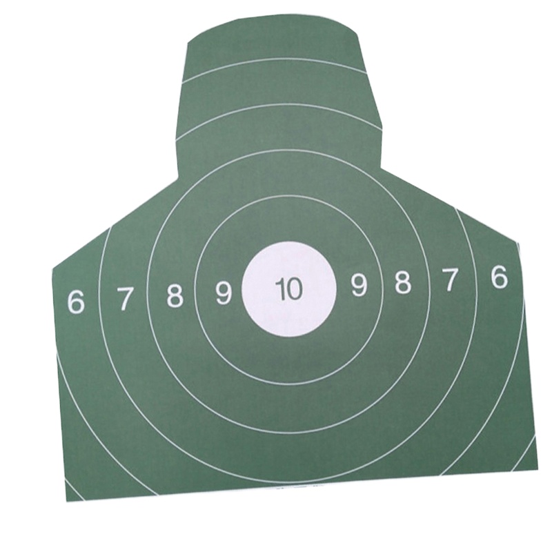 丛林狐胸环靶纸半身靶纸射击靶纸靶纸打靶飞镖靶 胸环靶纸[50*50cm](10张)