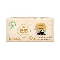 心相印竹π云感系列三层100抽*24包立体压花塑装纸面巾