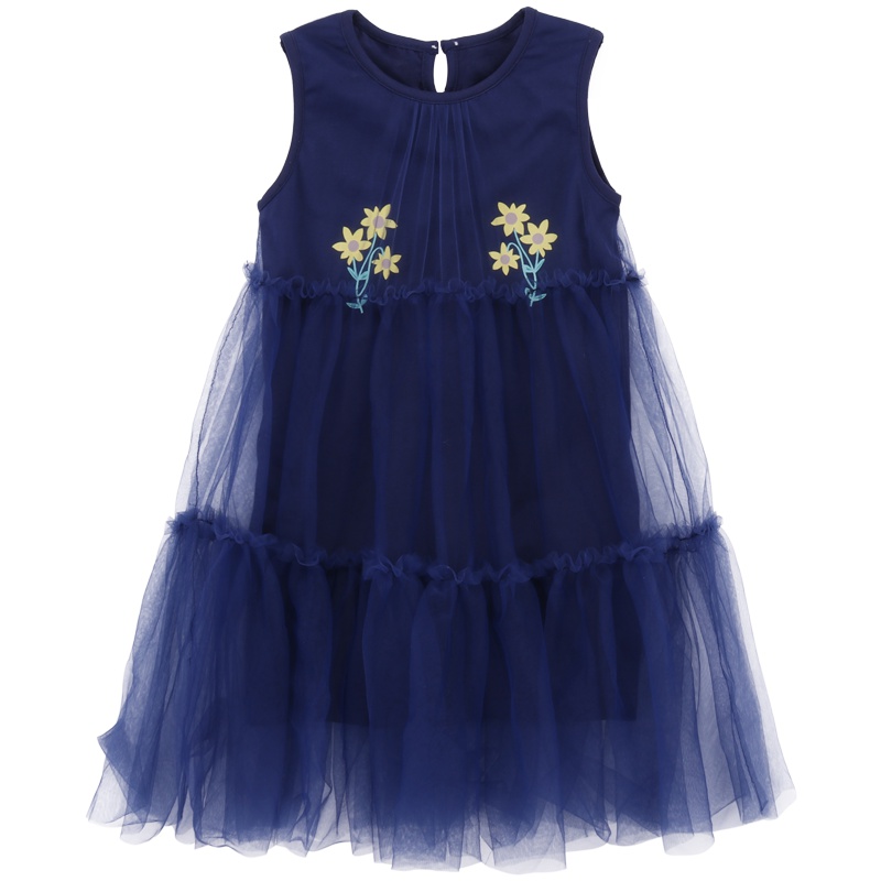 小红豆童装女童连衣裙夏装新款网纱裙宝宝公主裙蓬蓬纱儿童洋气裙子