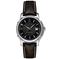 汉米尔顿(Hamilton)瑞士手表 爵士VIEWMATIC系列自动机械表男表 黑盘皮带 H32515535