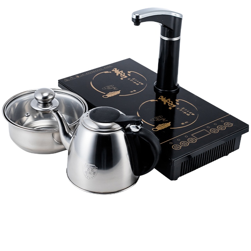 平板家用自动上水泡茶电磁茶炉黄金蛋电热水壶抽水式泡茶具烧水壶 平板电磁炉配水壶消毒锅