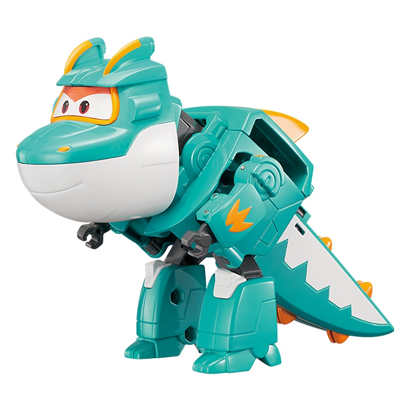 奥迪双钻超级飞侠11动漫同款豪华版趣味变形机器人恐龙大壮760237