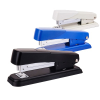 得力（deli） 0426金属订书机 商务12号针 订书器 3个装
