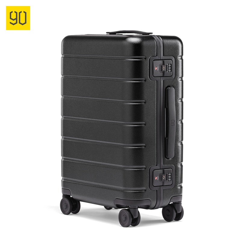 90分小米生态链轻质框体箱学生旅行PC登机箱轻盈静音万向轮密码锁行李箱 20寸拉杆箱24寸