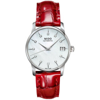 美度(MIDO)瑞士手表 贝伦赛丽系列珍珠贝母自动机械表女士手表M007.207.16.106.00
