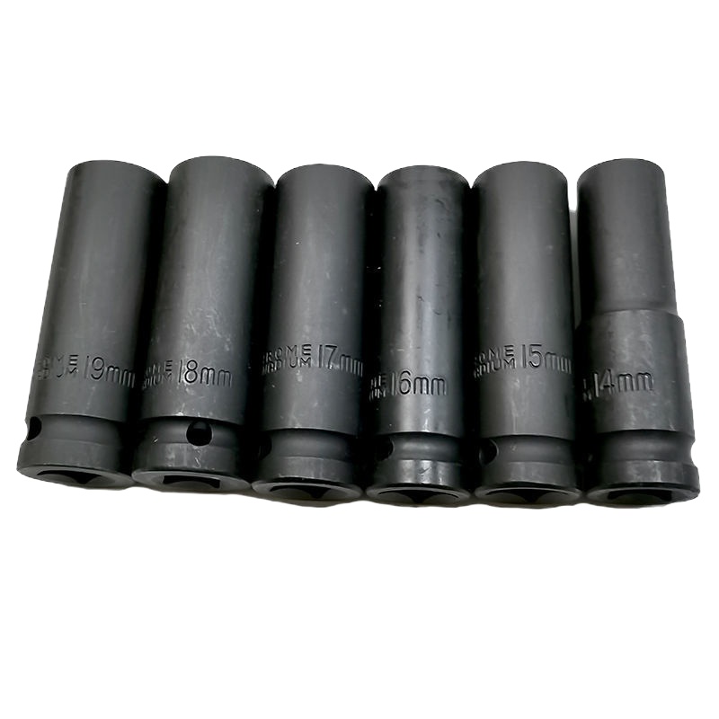 联杰汽车用品重力套筒 华丰巨箭19MM重型风炮套筒扳手组套