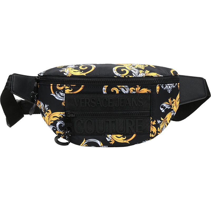 VERSACE JEANS COUTURE 范思哲 男士 聚酯纤维胸包斜挎包腰包 E1YZAB68 71594