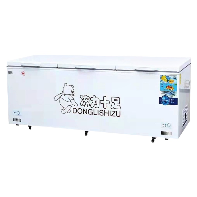 埃利斯(AILISI)BC/BD-1680升顶开门冰柜 冷藏冷冻转换 节能单温冰箱展示柜 家用商用卧式冷柜