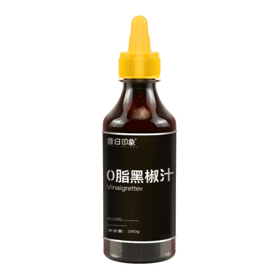 昔日印象黑胡椒酱280g牛排酱黑椒汁酱家用意大利面酱拌意面酱料调味酱