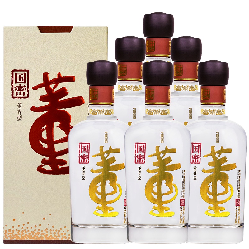 董酒2016版国密54度500ml*6瓶箱装董香型白酒