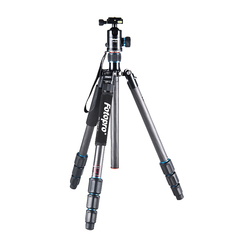 富图宝(Fotopro) MGC-684N+62Q 专业三脚架 单反相机碳纤维便携云台套装 相机三角架
