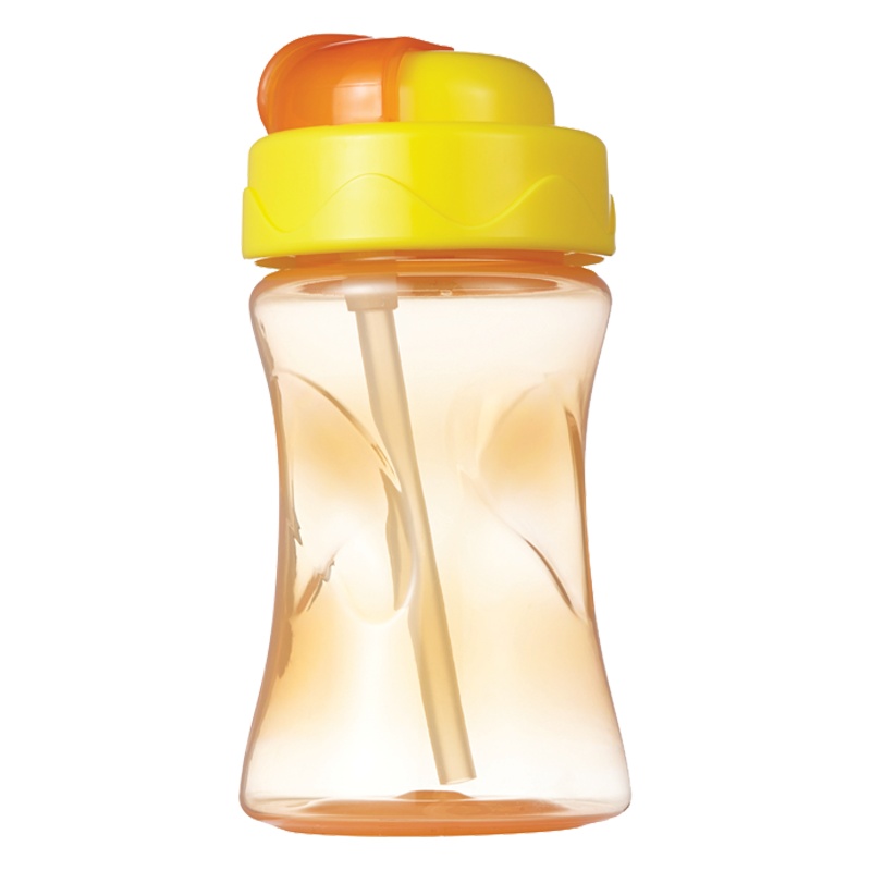 BABY-NOVA婴乐之星幼童吸管杯-带保护盖300ml(74126橙色)