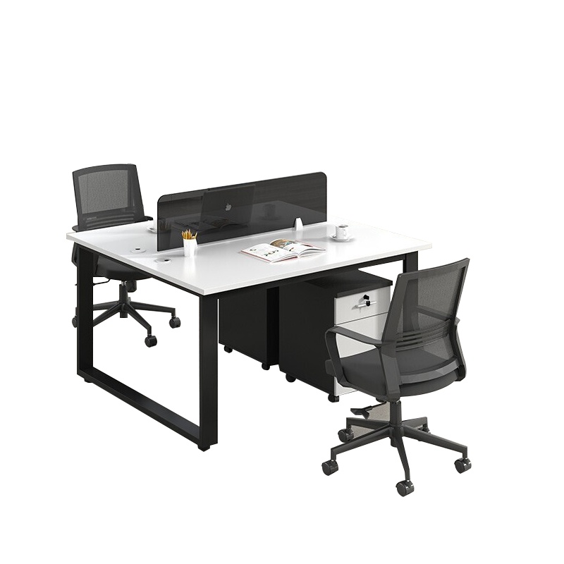 永格职员办公桌组合职员桌屏风卡座员工位电脑桌椅双人位