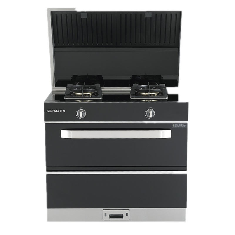 开力（KERALY）集成灶 KJ-12 侧吸式油烟分离不用清洗家用式抽油烟机燃气灶消毒碗柜一体灶