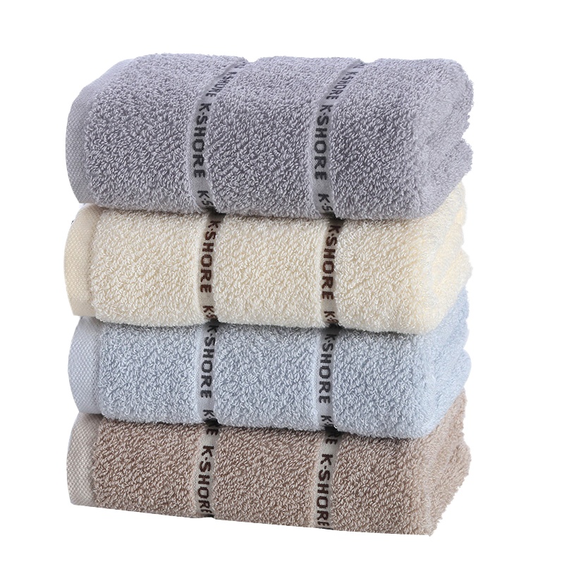 [3条装]金号毛巾家用纯棉柔软吸水洗脸巾男女洗澡洗脸毛巾