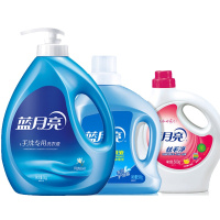蓝月亮 羽绒服清洗液500g+防蛀增艳型丝毛净500g+风清白兰手洗专用洗衣液1kg yjj单位：件
