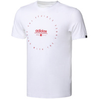 【自营】阿迪达斯男服短袖T恤宽松圆领休闲运动服FM6059