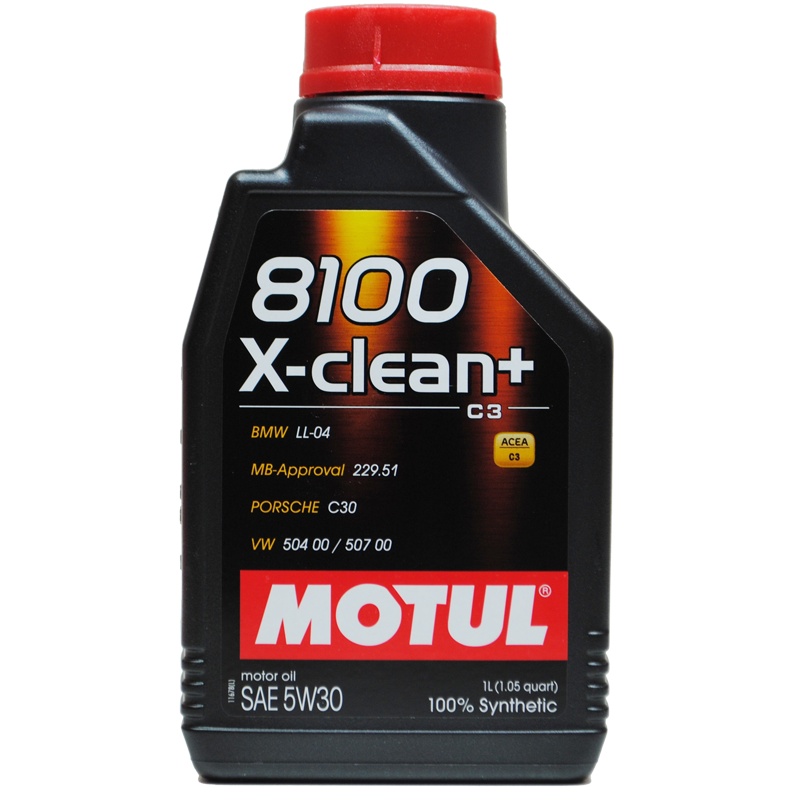 摩特Motul 8100全合成机油8100X-Clean+5W-30 1L