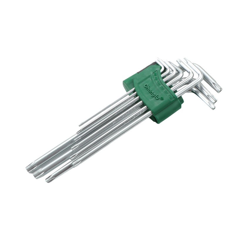 长鹿9PCS雾面星形扳手星形米字内六角梅花扳手(标准款)