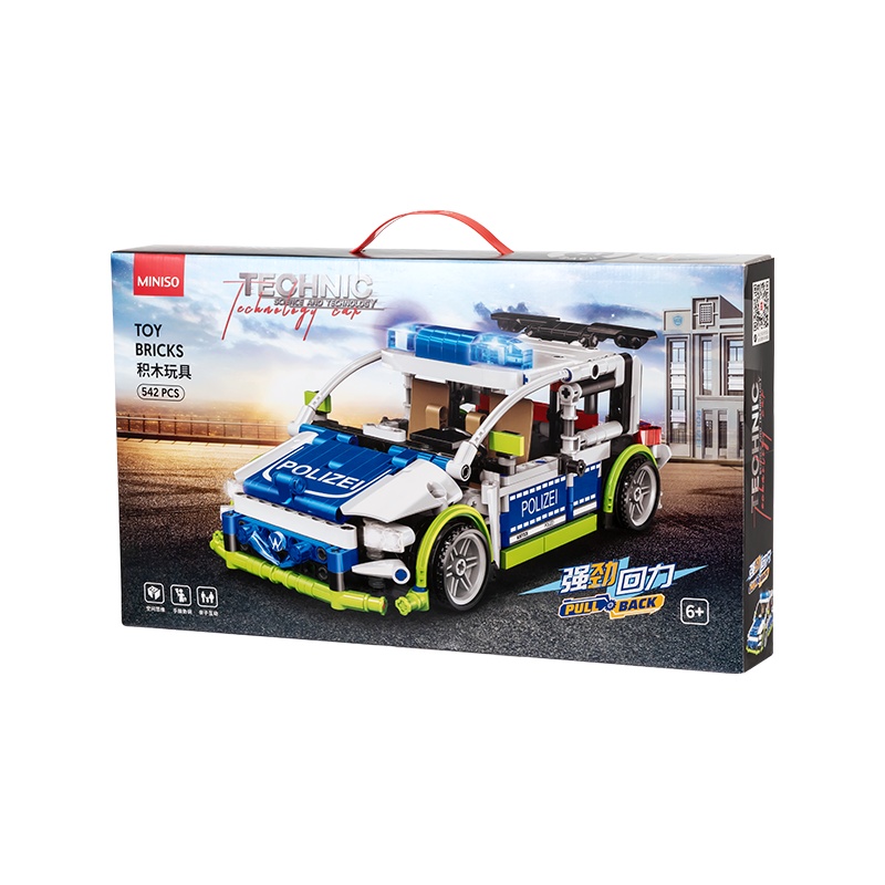 名创优品(miniso) 积木科技车系列创意玩偶[(MC0460)]