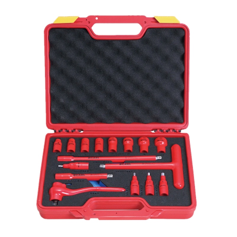 [卡尔]16件 10mm系列绝缘套筒组套