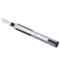 得力2072美工刀(银)单把