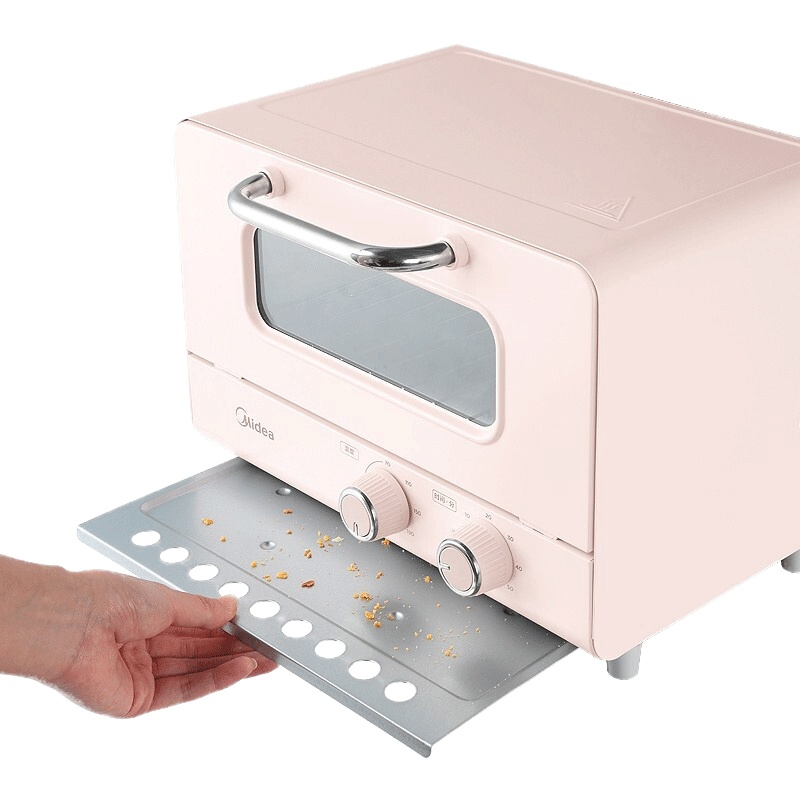 美的 PT12A0 家用电烤箱 小型 烘焙 多功能 全自动 蛋糕挞 12L升大容量 迷你新品