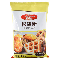 晋唐百钻松饼粉 华夫饼粉 家用diy煎饼原味松饼预拌粉烘焙原料 1kg (单位：包）