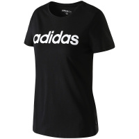 【自营】adidas阿迪达斯NEO女子短袖T恤修身休闲运动服CV7026 L CV7026黑