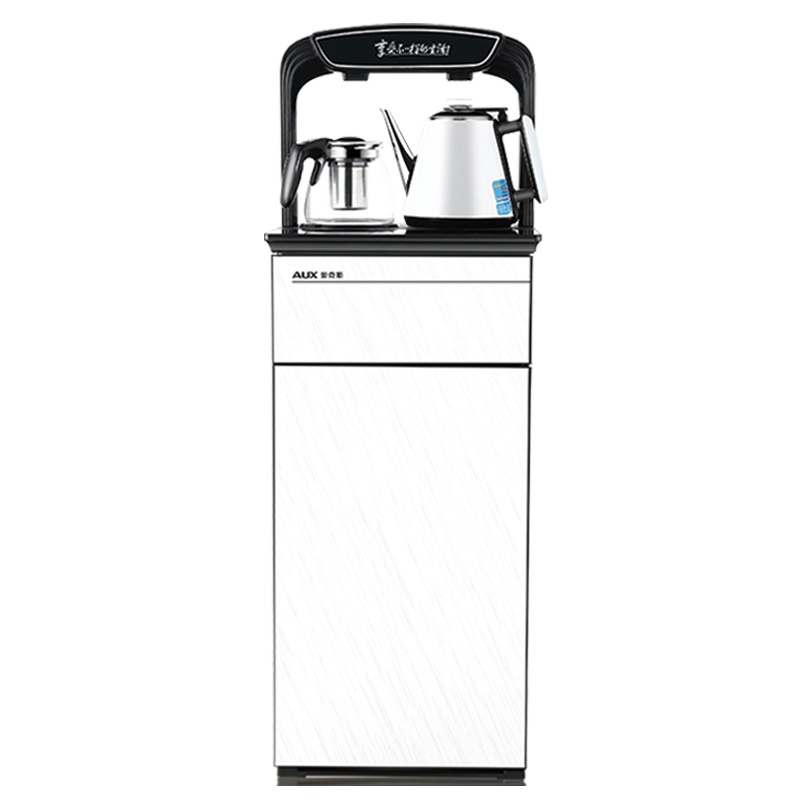 奥克斯/AUX 立式饮水机YCB-01 智能触控 自动注水 童锁 下置式水桶 家用养生茶吧茶饮机 温热型饮水机 柜式