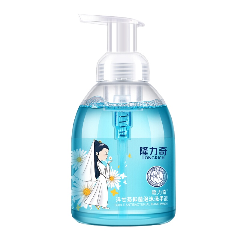 隆力奇500ml抑菌泡沫洗手液 4瓶装(瓶+瓶补)