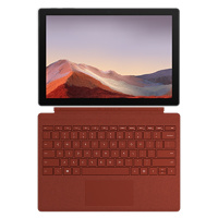 [+原装波比红键盘]微软(Microsoft)Surface Pro7+ 第11代英特尔酷睿i7 12.3英寸 二合一平板电脑 笔记本电脑 32G 1T 亮铂金