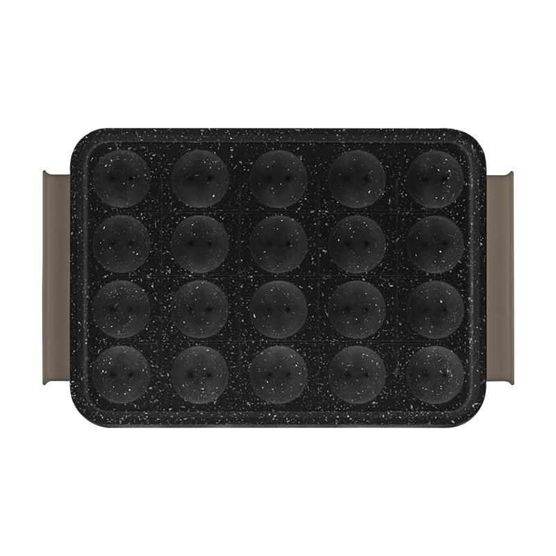 大宇(DAEWOO)多功能锅料理锅S11 章鱼丸子盘 黑色