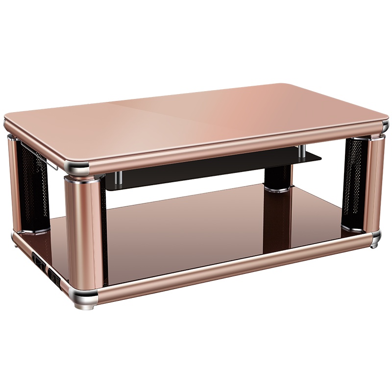 凯易欧s2-1.2m金色电暖桌取暖桌家用省电多功能烤火桌子电炉子取暖器电暖升降茶几烤火炉