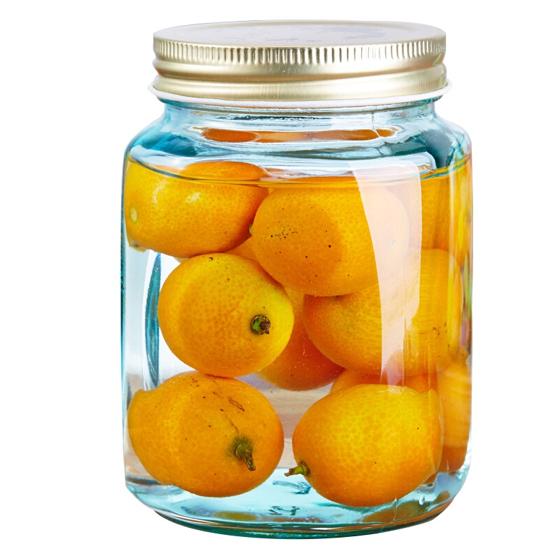 Scybe喜碧 莫格玻璃密封罐500ml加厚储物罐带盖果酱瓶腌菜罐柠檬蜂蜜瓶单支装