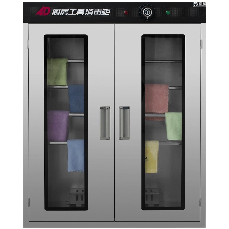 圣托(Shentop)紫外线毛巾消毒柜商用 壁挂式毛巾收纳柜 酒店饭店4D厨房毛巾保洁柜 ZGP120-CS16