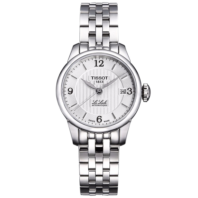 天梭(TISSOT)瑞士手表 力洛克系列钢带机械女士手表T41.1.183.34