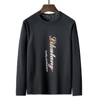 稻草人(Mexican)男士长袖t恤春秋季圆领男青年休闲百搭打底衫修身上衣