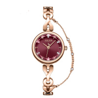 聚利时超薄小表盘手表女可拆卸手链女表学生简约文艺ins风