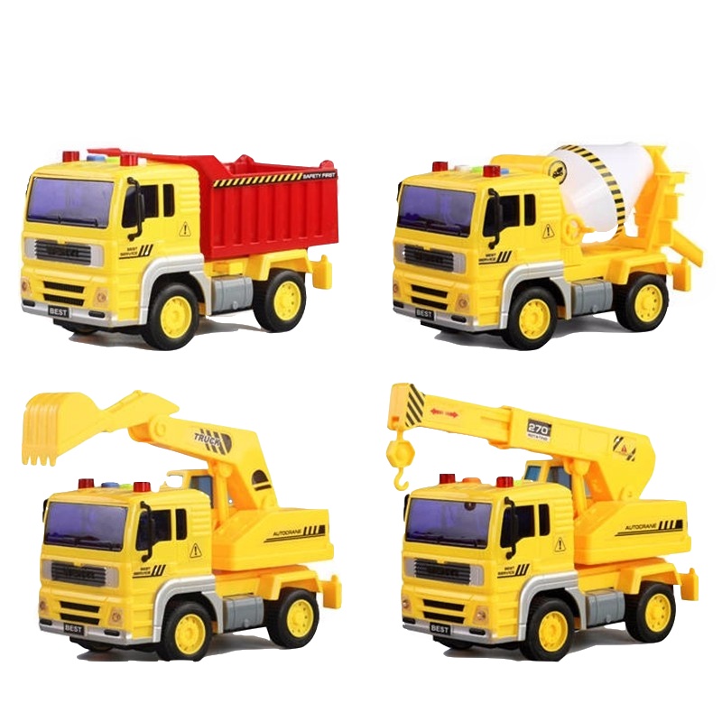 文艺1:20惯性工程车 会讲语言 W510ABCD混发